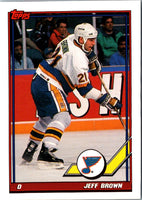 1991 Topps Jeff Brown #222