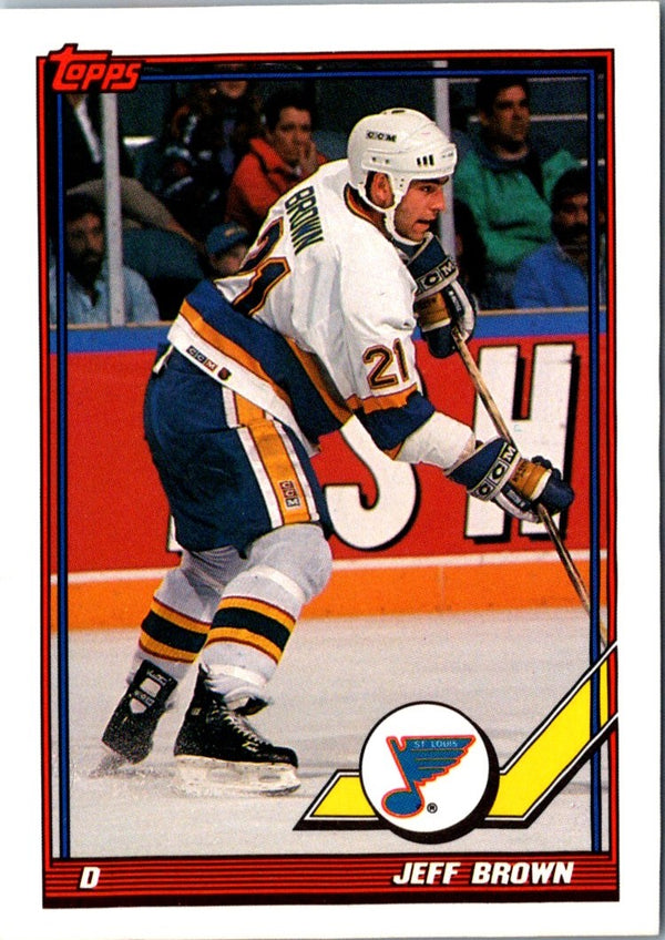 1991 Topps Jeff Brown #222