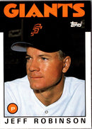 1986 Topps Traded Jeff Robinson