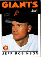 1986 Topps Traded Jeff Robinson #93T