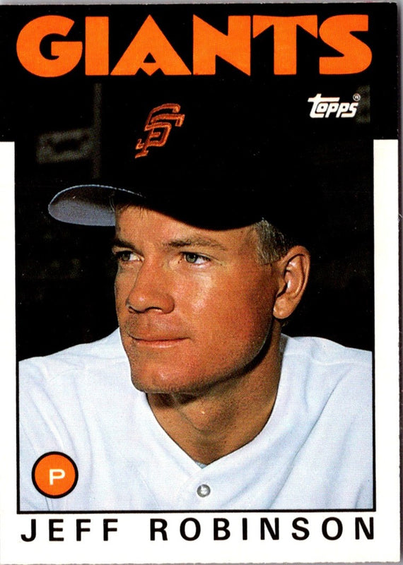 1986 Topps Traded Jeff Robinson #93T