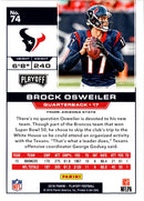 2016 Panini Playoff Brock Osweiler