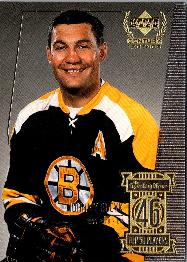 1999 Upper Deck Century Legends Johnny Bucyk