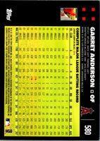 2007 Topps Garret Anderson #580