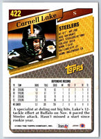 1993 Topps Carnell Lake #422