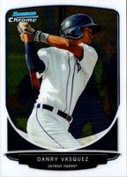 2013 Bowman Chrome Prospects Blue Wave Refractors Danry Vasquez #BCP190