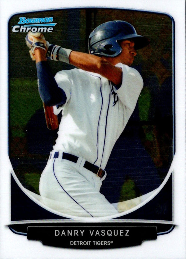 2013 Bowman Chrome Prospects Blue Wave Refractors Danry Vasquez #BCP190