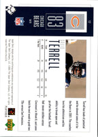 2001 Upper Deck David Terrell #203 Rookie