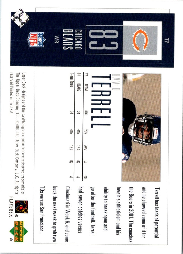 2001 Upper Deck David Terrell