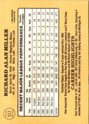 1985 Donruss Rick Miller