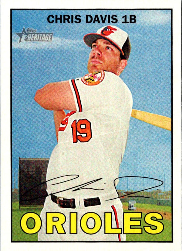 2016 Topps Heritage Chris Davis #60