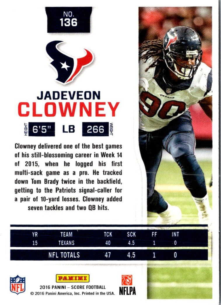 2016 Score Jadeveon Clowney