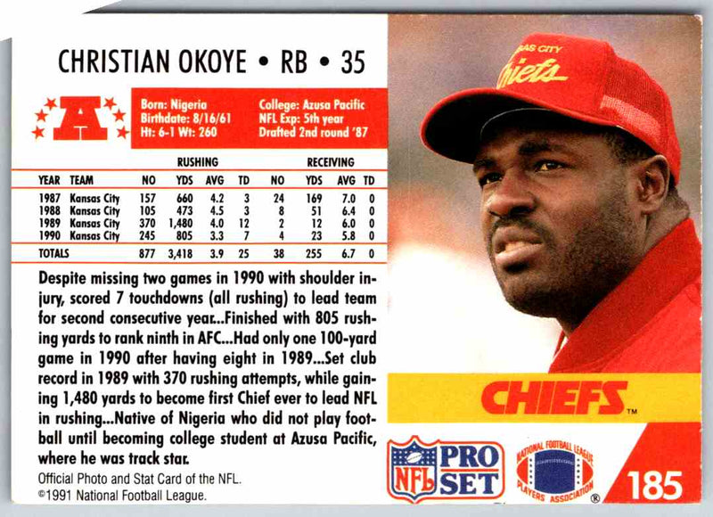 1992 Proset Christian Okoye