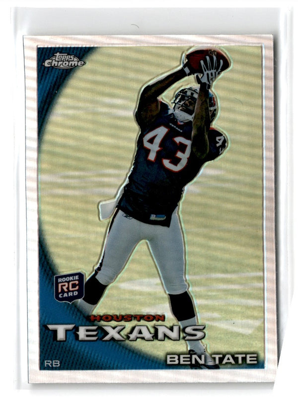 2010 Topps Chrome Orange Refractors Ben Tate #C46 Refractor