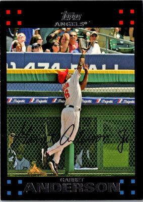 2007 Topps Garret Anderson #580