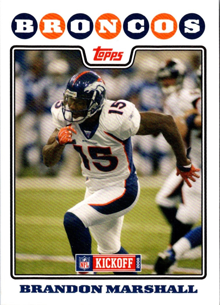 2008 Topps Kickoff Brandon Marshall