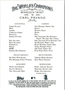 2010 Topps Allen & Ginter Carl Pavano