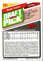 1993 Topps Gold Sean Lowe #191 Rookie