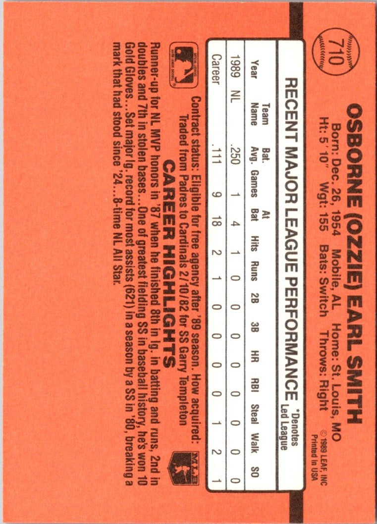1989 Donruss Earl Smith