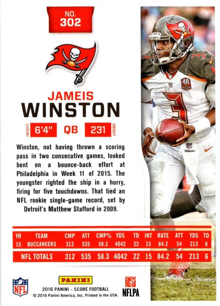 2016 Score Jameis Winston