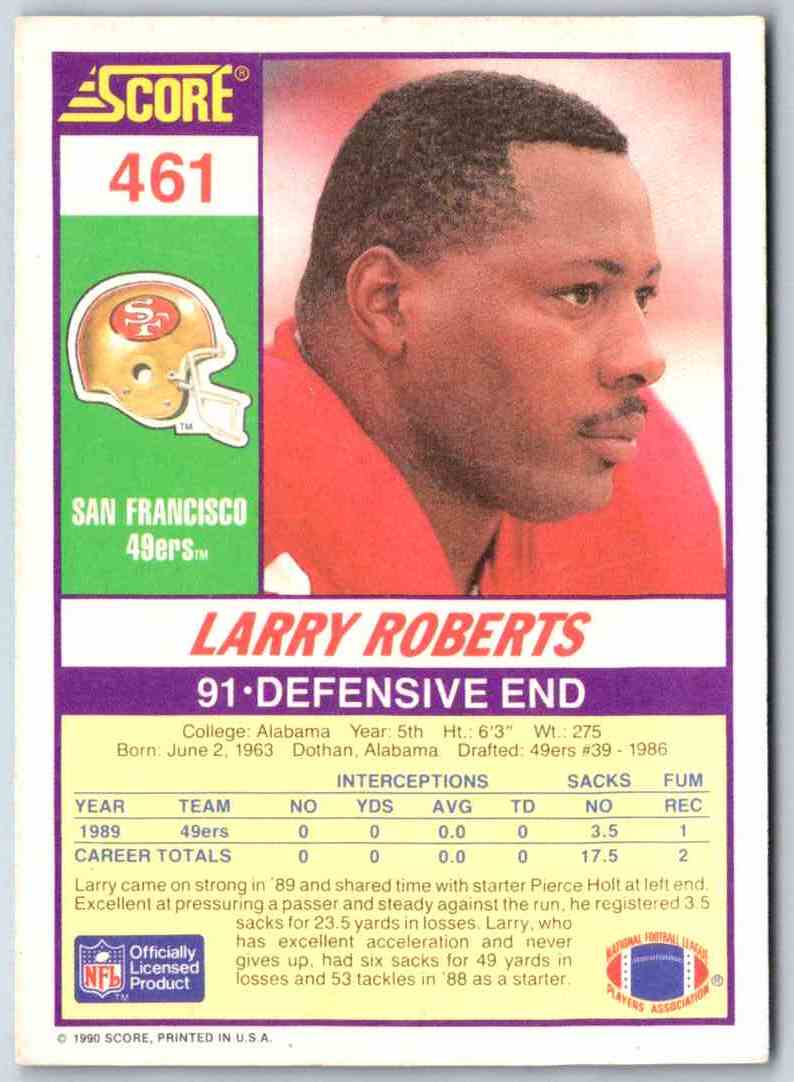 1990 Score Larry Roberts