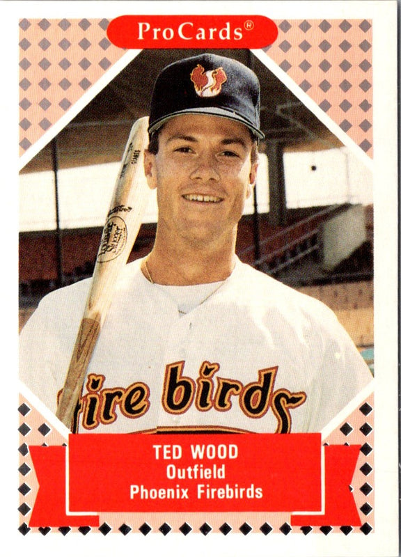 1991 ProCards Ted Wood #341