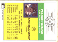 1990 CMC Phoenix Firebirds Kash Beauchamp #17