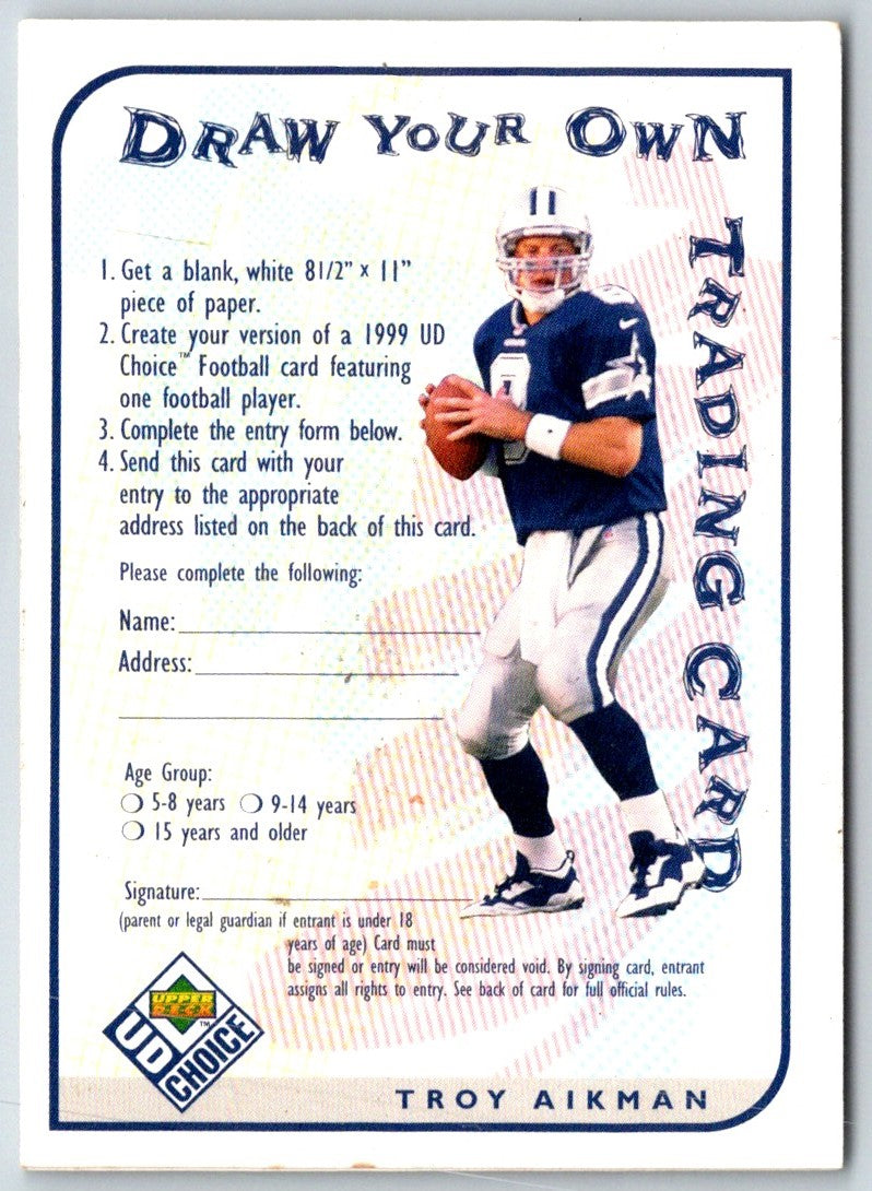 1997 Upper Deck Troy Aikman