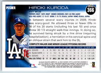 2010 Topps Hiroki Kuroda #366