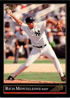 1992 Leaf Black Gold Rich Monteleone #352