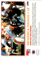 1992 Pro Set Power Broderick Thomas #249