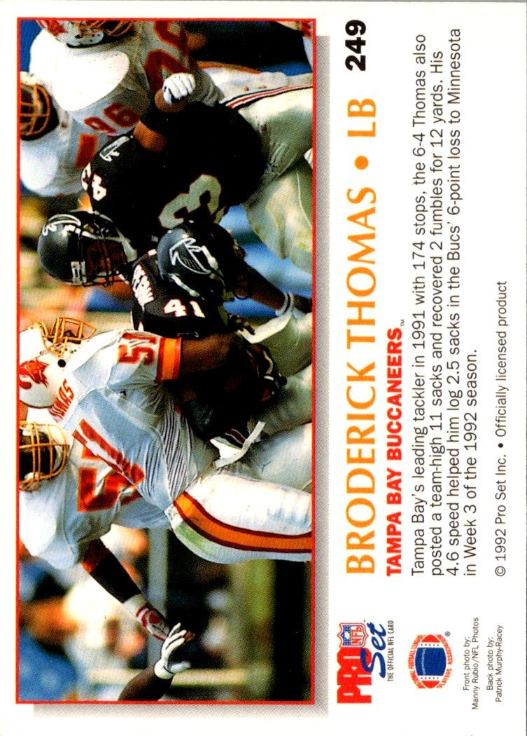 1992 Pro Set Power Broderick Thomas