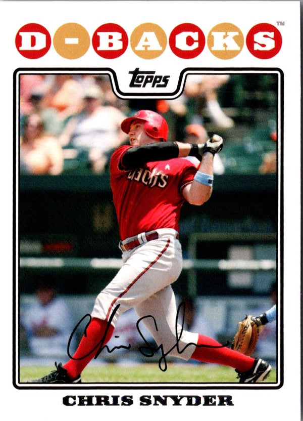 2008 Topps Chris Snyder #587