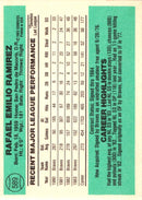 1984 Donruss Rafael Ramirez