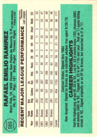 1984 Donruss Rafael Ramirez #589
