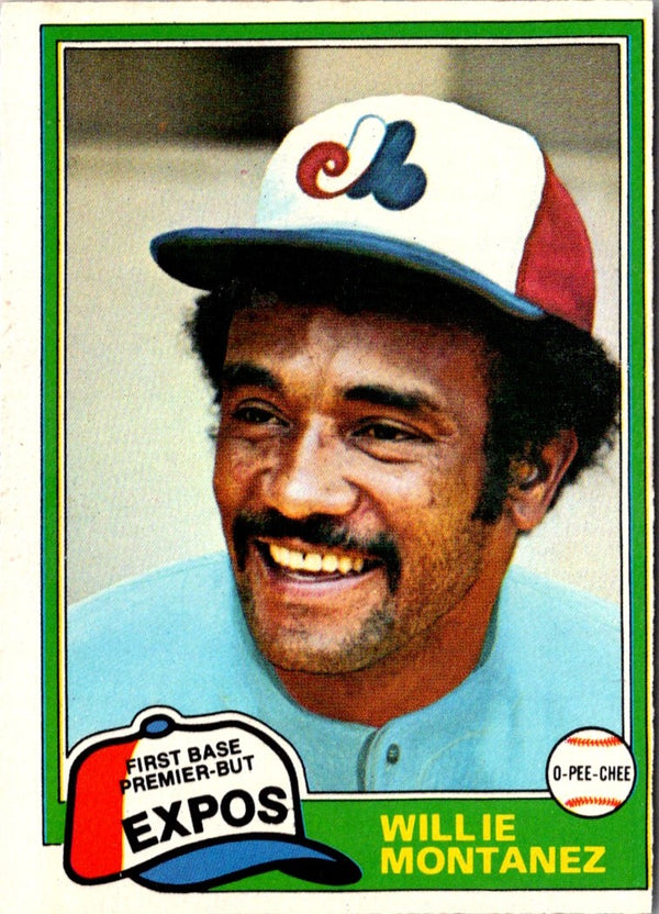 1981 O-Pee-Chee Willie Montanez #63
