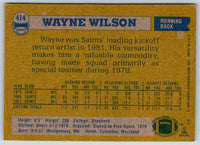1982 Topps Wayne Wilson #414