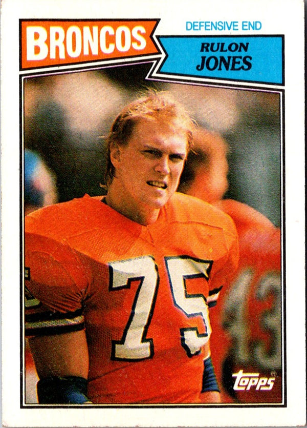1987 Topps Rulon Jones #38 NM+