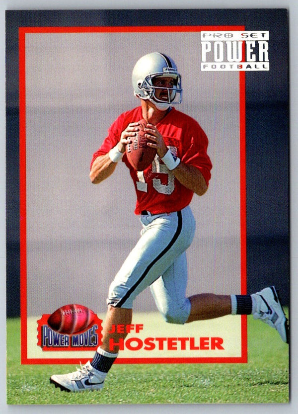 1993 Pro Set Power Moves Gold Jeff Hostetler #PM12