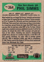 1991 Bowman Phil Simms #364