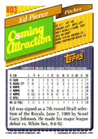 1993 Topps Gold Eddie Pierce #803 Rookie