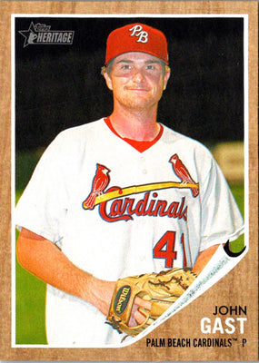 2011 Topps Heritage Minor League John Gast #117