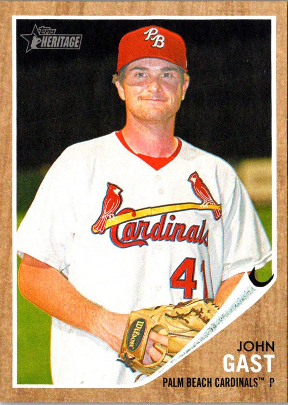2011 Topps Heritage Minor League John Gast #117