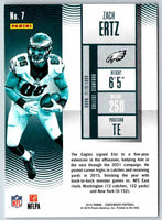 2016 Contenders Zach Ertz #7