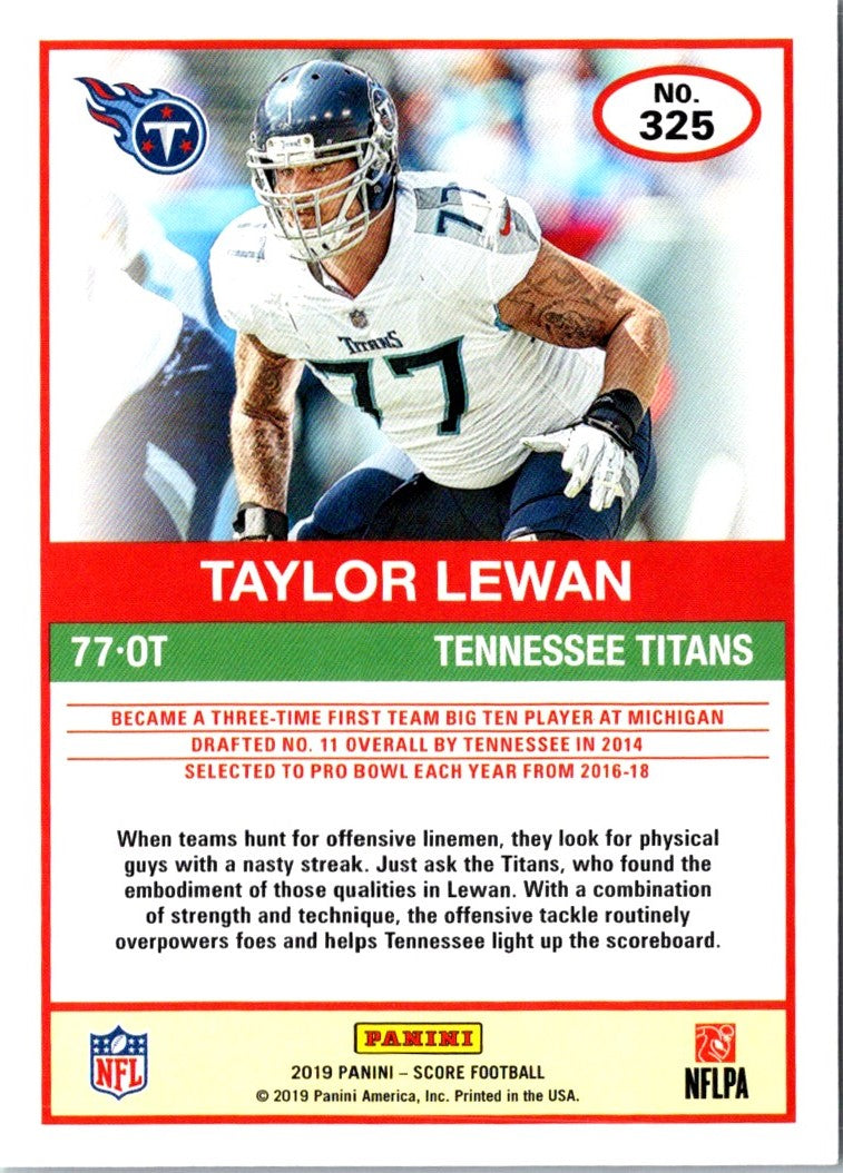 2019 Score Taylor Lewan