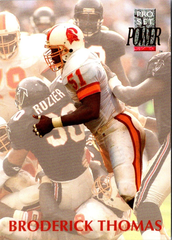 1992 Pro Set Power Broderick Thomas #249