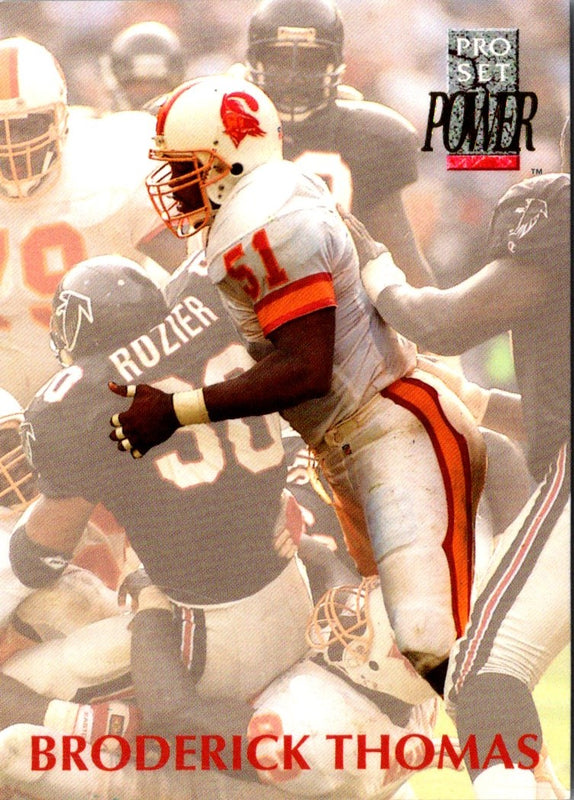 1992 Pro Set Power Broderick Thomas #249