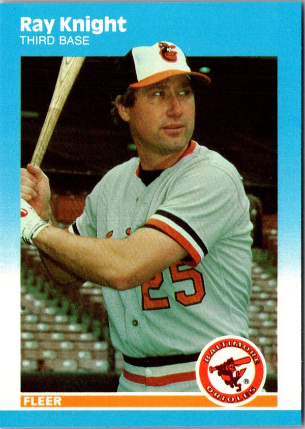 1987 Fleer Update Glossy Ray Knight #U-58