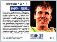 1991 Proset World League Kerwin Bell #111