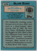 1988 Topps Blair Bush